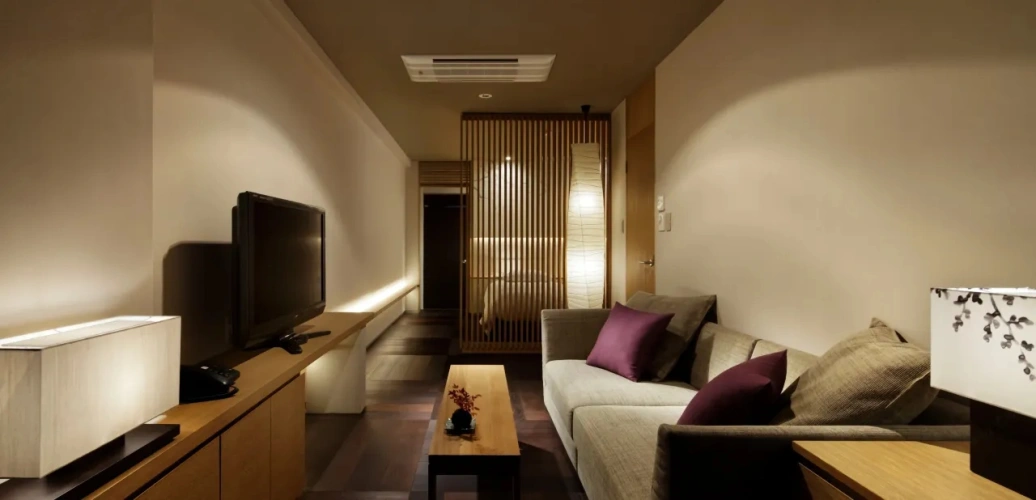Modern Japanese-Style with Semi-Open-Air Hot Spring Bath Twin room