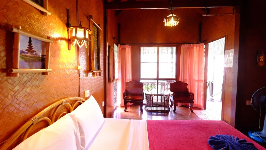 Fan Double room with garden view