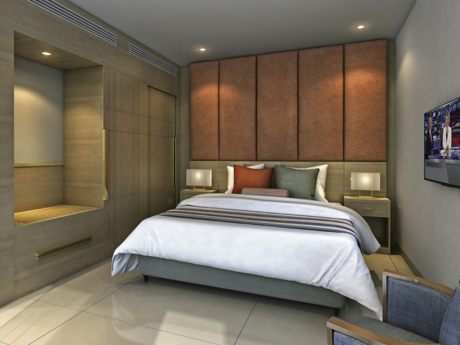 Deluxe Double Suite with city side