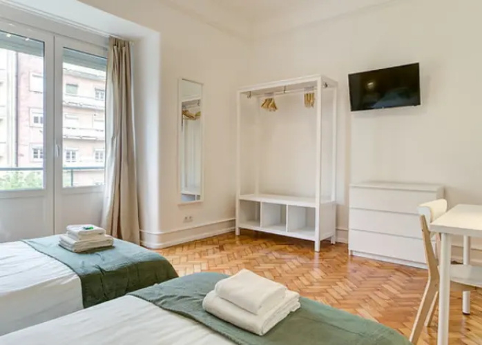 No. 201 Twin Suite (a part of an apartment) with balcony