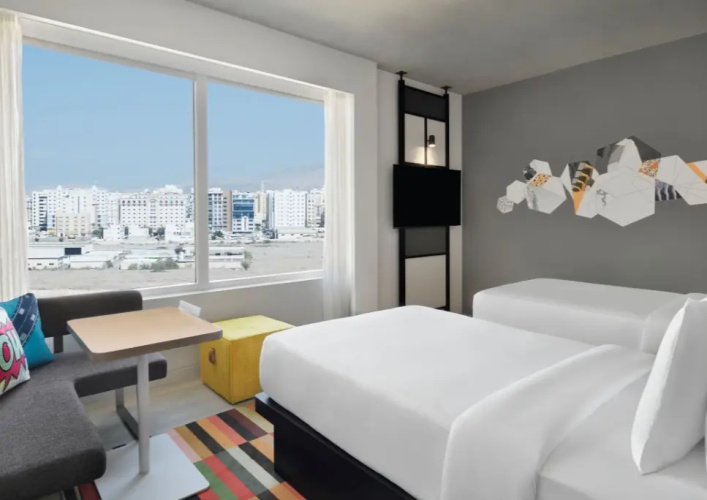 2 Bedrooms Family High Floor Quadruple Suite with city view