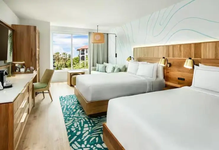 Superior Twin room with pool view