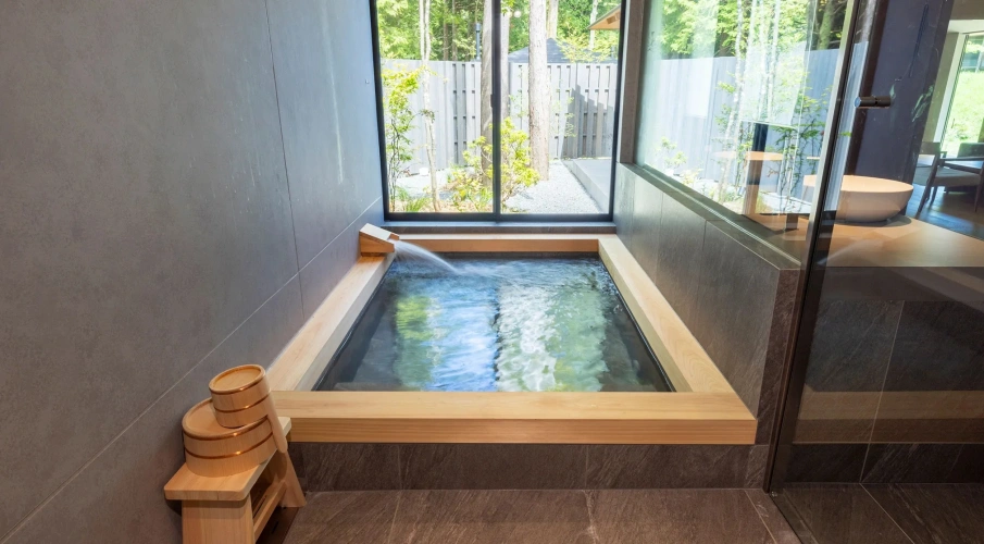 Private Hot Spring Courtyard Twin room