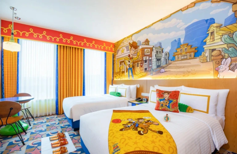 Woody Cui Si Theme Twin room