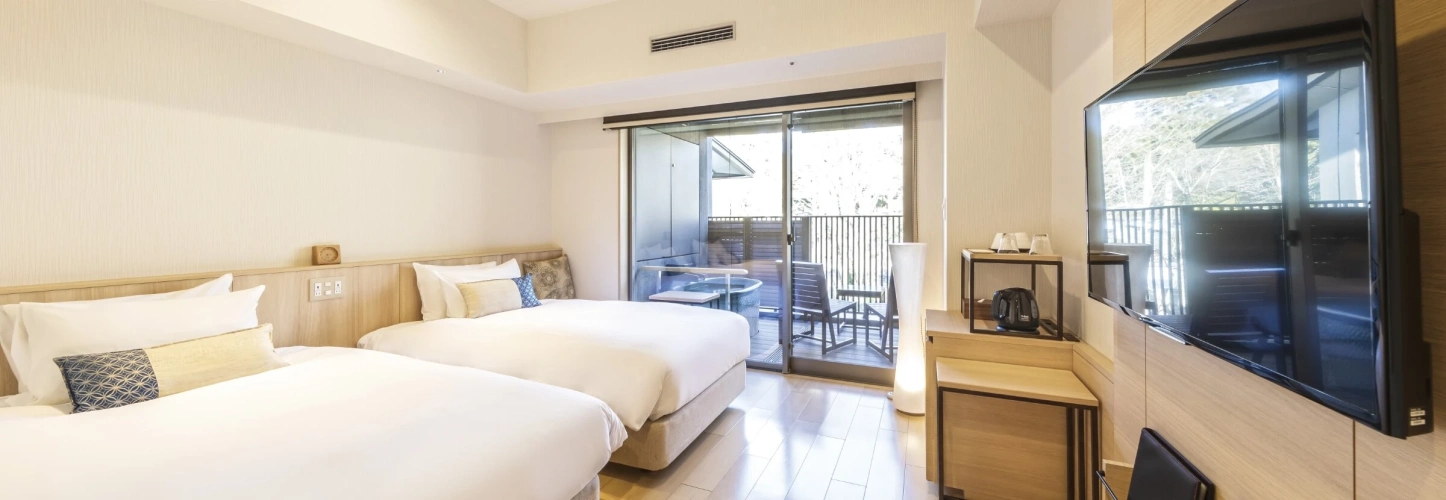 Casual with Open-air Bath Twin room