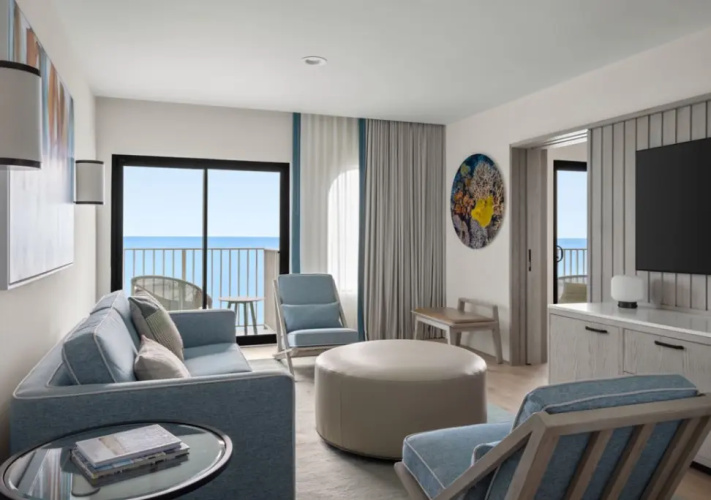 1 Bedroom Double Suite with balcony and oceanfront