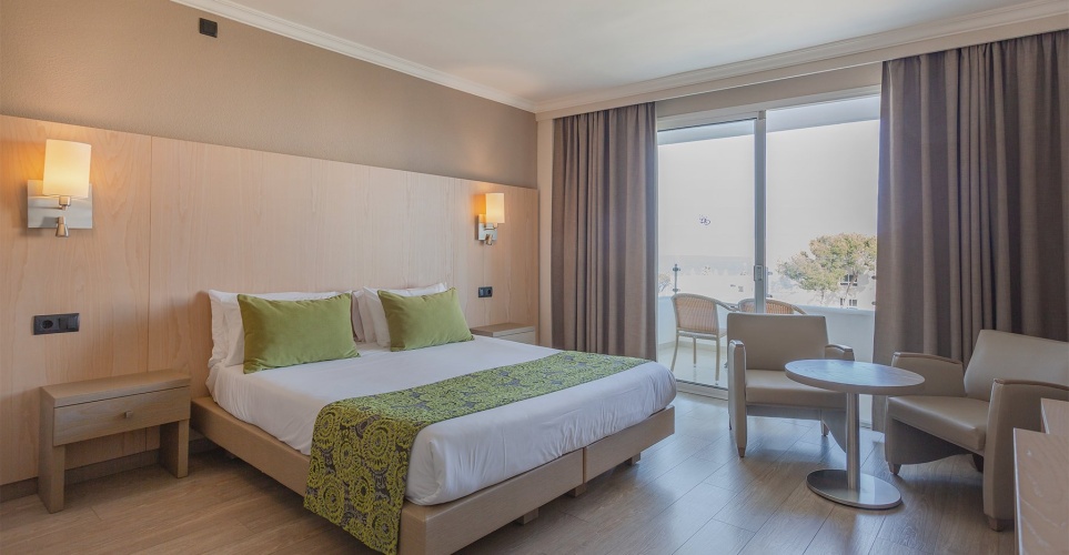 Double room with pool view