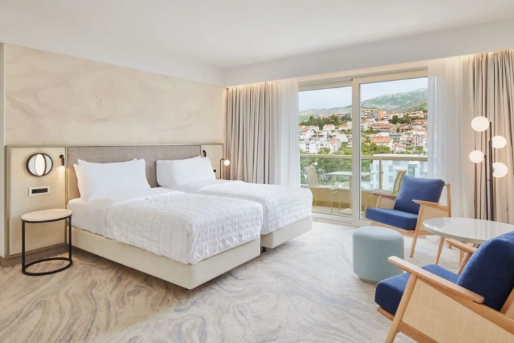 Premium Twin room with balcony and Park View