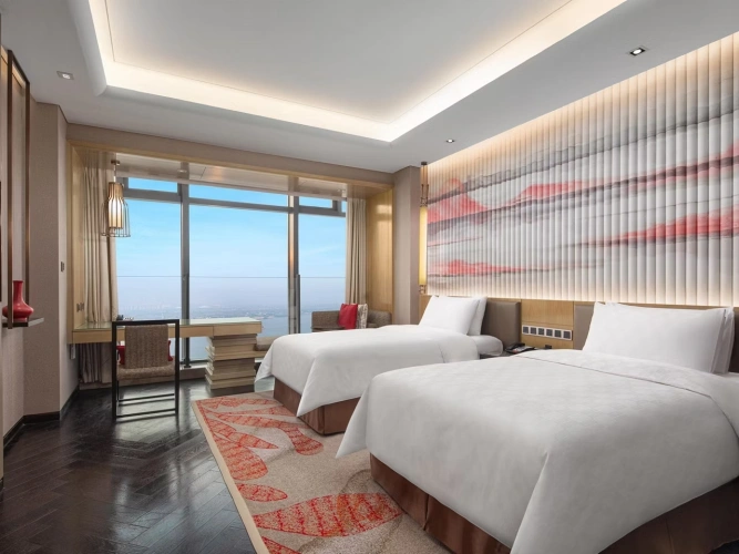 Standard Twin room with river view