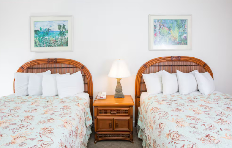 ADA Accessible Twin Guest Room with pool view