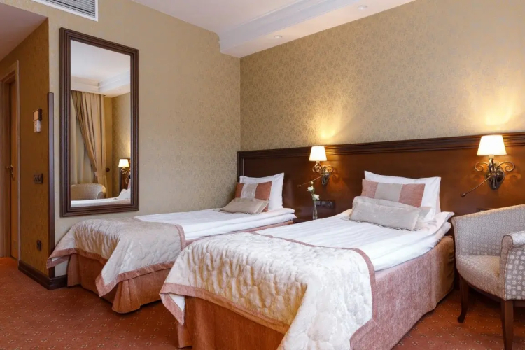 Двухместный номер Стандарт 2 отдельные кровати