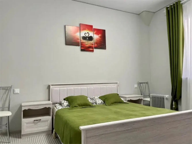 Двухместный номер Стандартный №8 с красивым видом из окна двуспальная кровать