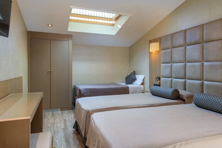 Triple Attic (Skylight Window) room
