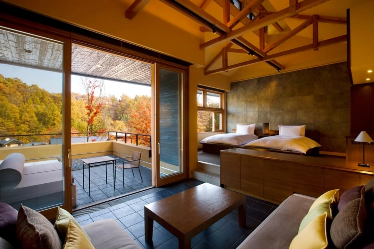 Yamaroji (2nd floor) Twin with mountain view