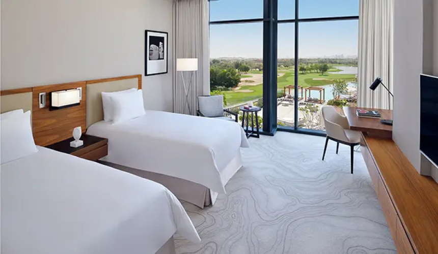 Deluxe Twin room with golf view