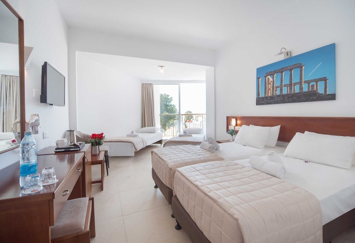 Standard Twin room with balcony and with inland view