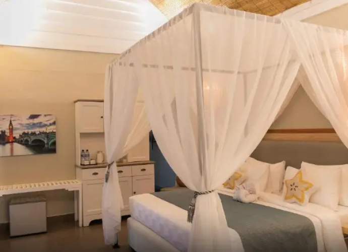 Family with Private Gazebo Triple Cottage
