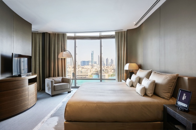 Armani Fountain View Double Suite with balcony