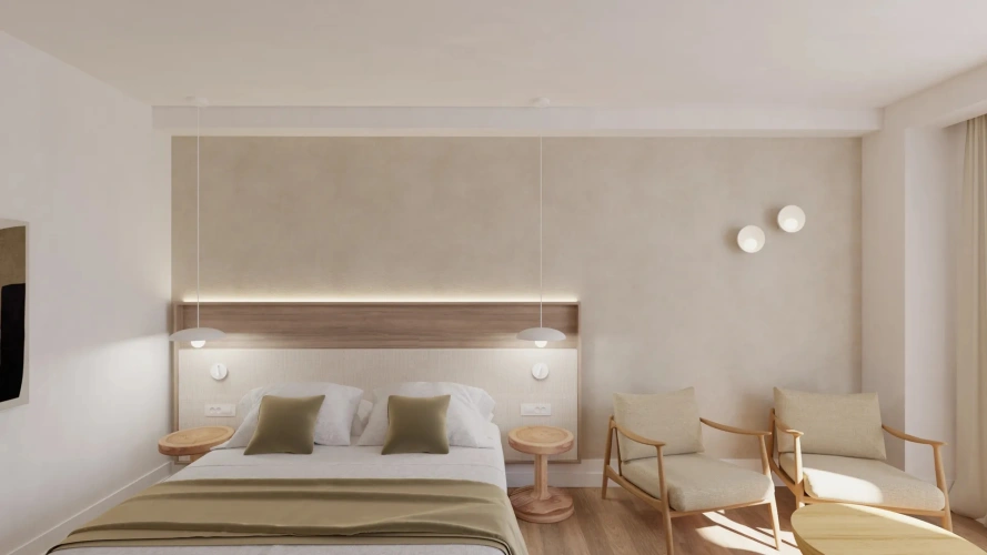 Deluxe With Shared Pool Double room
