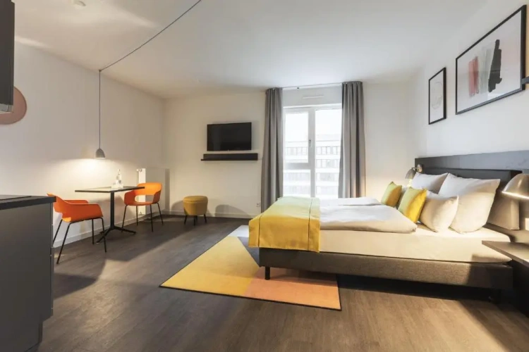 Accessible Extra Floor Space Double Studio Suite