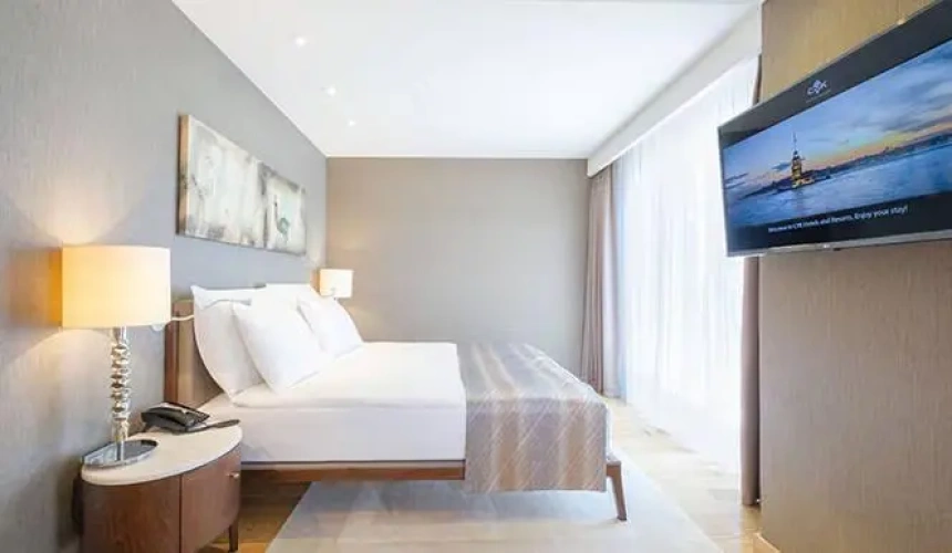 2 Bedrooms Terrace Apartment(CVK Park Prestige Suites) with Bosphorus view