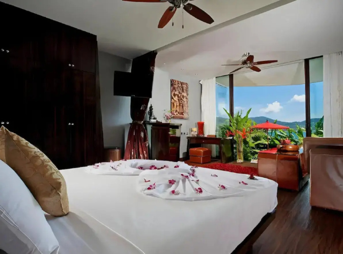 Premium Deluxe Plunge Pool Double Suite with balcony and with ocean view