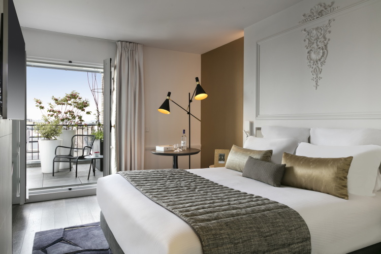 Toits de Paris Terrace Double Duplex room