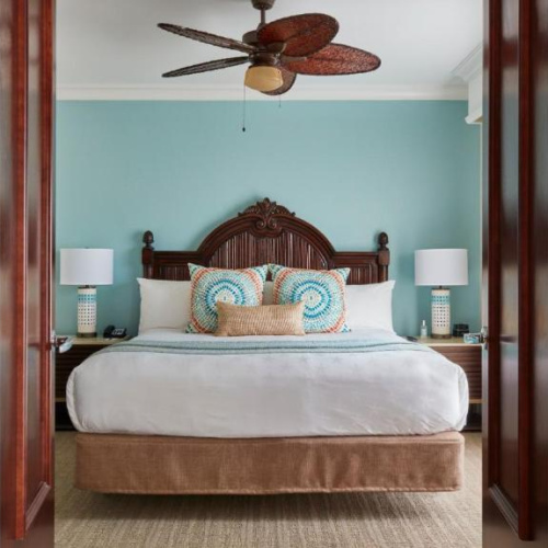 1 Bedroom Double Suite with lagoon view
