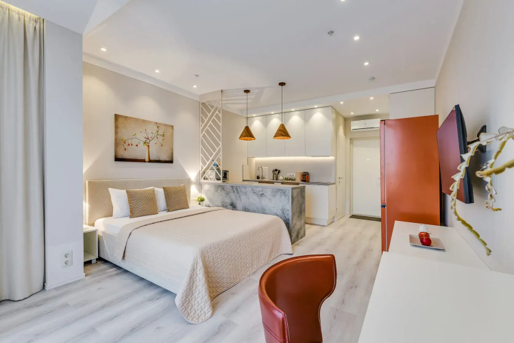 Фотография номера квартиры Business Apartments (Бизнесс Апартменс) на бульваре Ходынский 20А