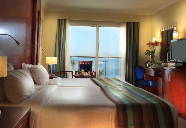 Deluxe Twin room with balcony and with sea view