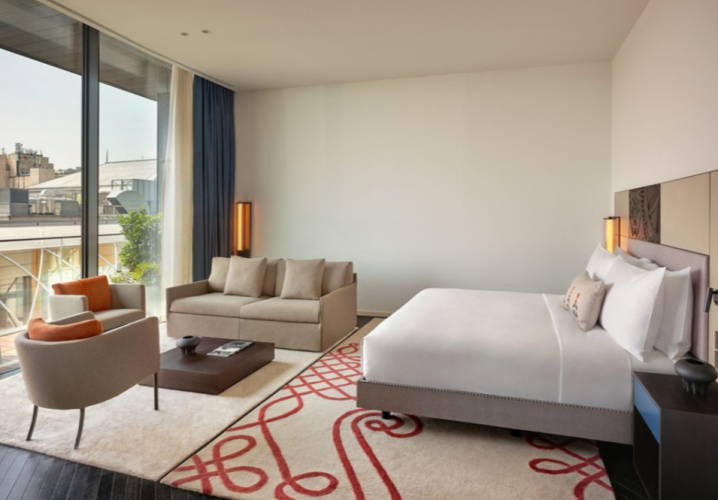 1 Bedroom Contemporary Double Suite with balcony and with street view
