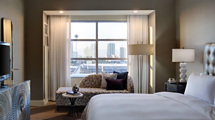 Presidential Double Suite with Las Vegas strip view