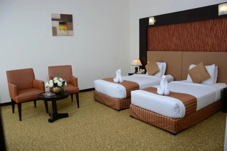 Standard Twin room with Al Qasba View