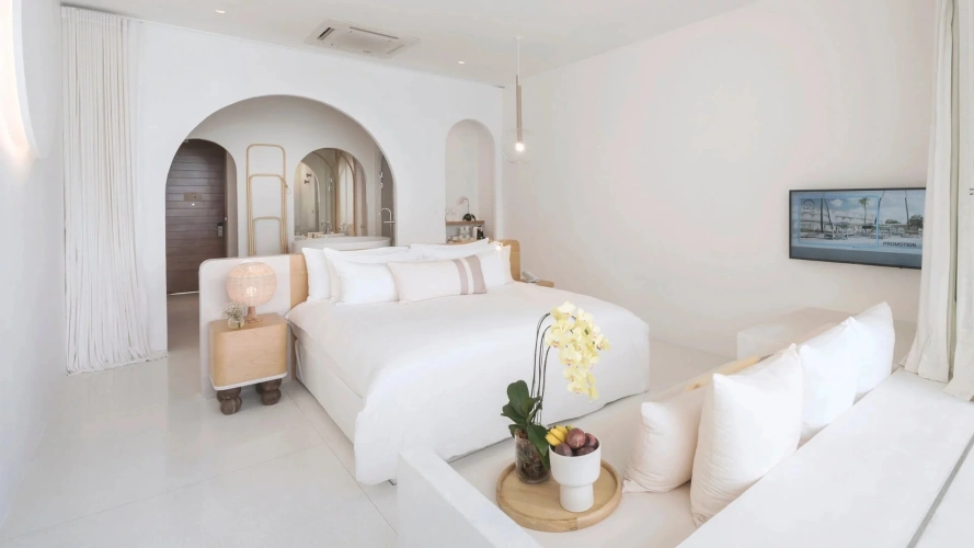 Oceanfront Twin Pool Suite with balcony