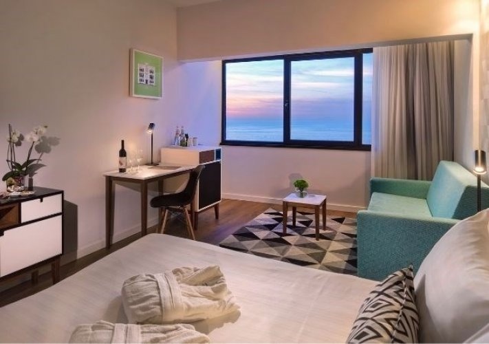Deluxe with access to business lounge Twin room with sea view