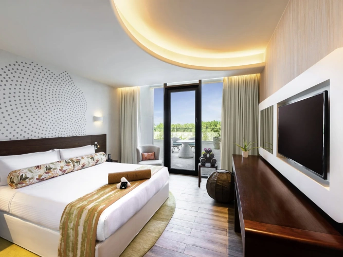 Holistic Wellness Double room with balcony and with Palm Sea View