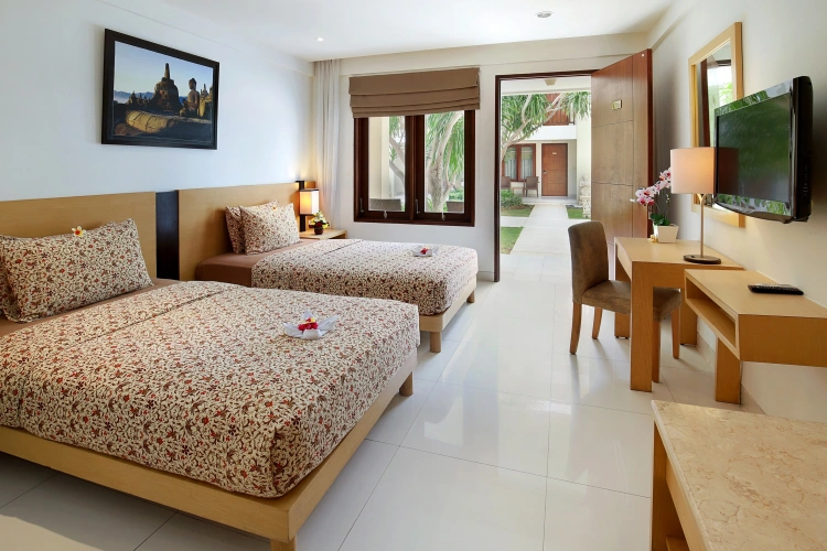 Relaxing Courtyard Twin room