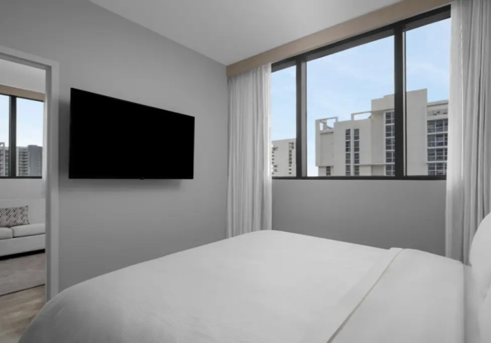 1 Bedroom Larger Double Suite with city view