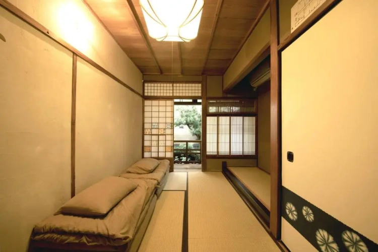Family room with garden view