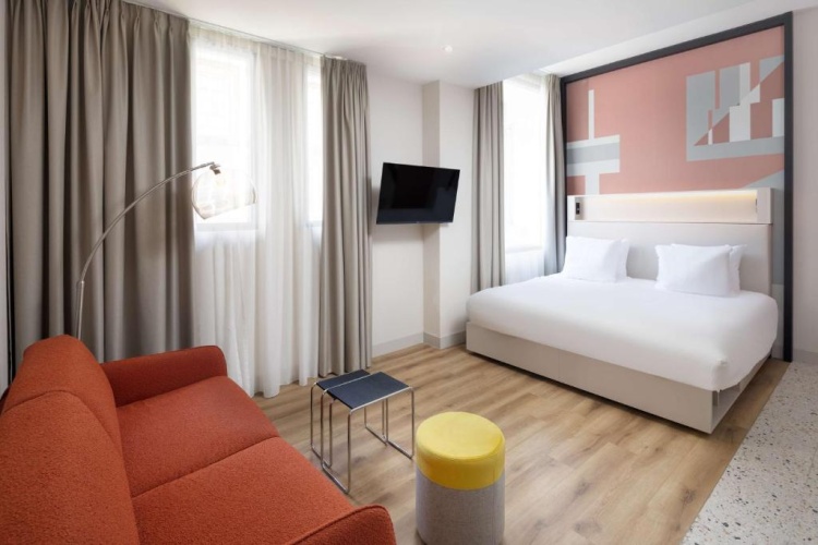 With sofa bed Double room