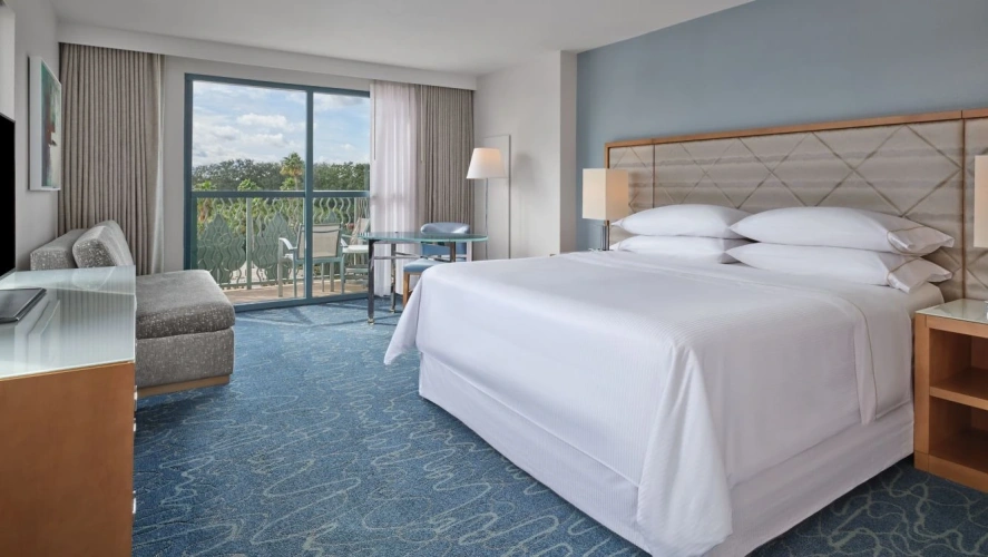 Deluxe Double room with balcony and with view