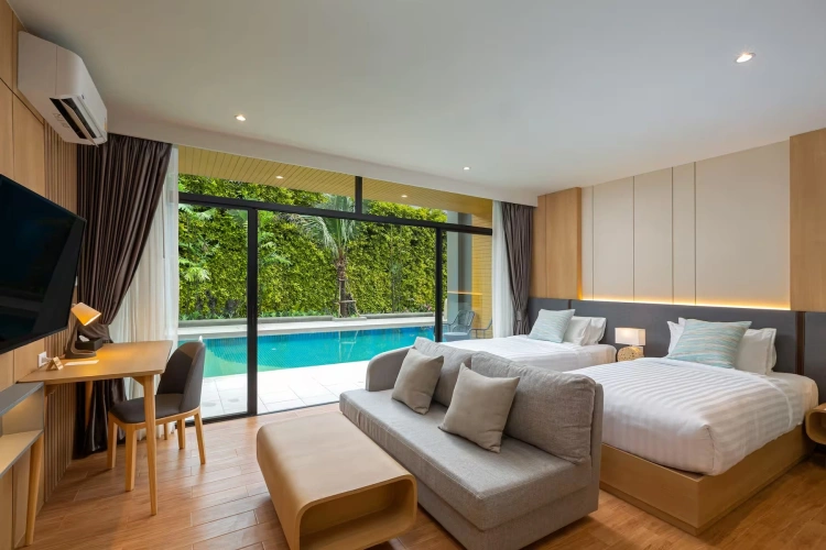 Pool Access Twin Deluxe room