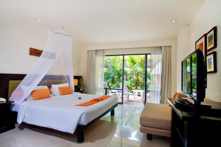 Superior Double room with balcony and with pool view
