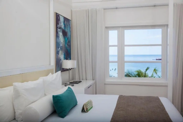 Honeymoon Swim Up Double Suite beachfront
