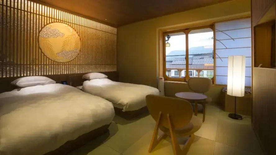 Kagetsu Twin room