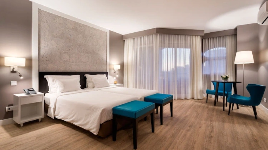 Twin room with land view