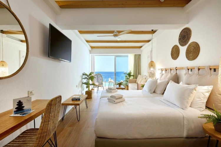 Superior Swim-Up with Individual Pool (Salt Water) Twin room with sea view