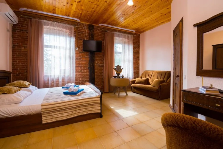 First Category Double Family room with balcony and with courtyard view