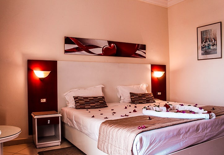 Twin room with garden view