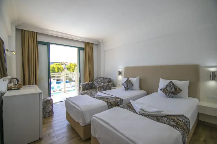 Standard Twin room with pool view
